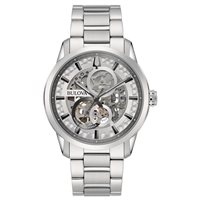 Orologio Bulova Uomo Sutton Scheleton in Acciaio 96A267 - 96A267